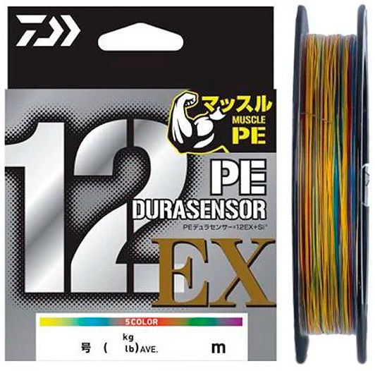 Шнур Daiwa UVF PE Dura Sensor X12 EX +Si3 150м 0.148мм