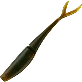 Виброхвост Daiwa Bait Junkie Jerkshad 5 (12.5см) Motor Oil UV (упаковка - 5шт)