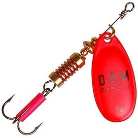 Блесна DAM Effzett Fluo Spinners (10г) Red