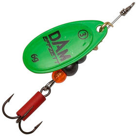 Блесна DAM Effzett Fluo Spinners (4г) Green
