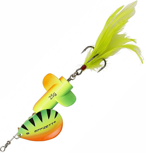 Блесна DAM Effzett Rattlin Spinners №5 цв. Firetiger