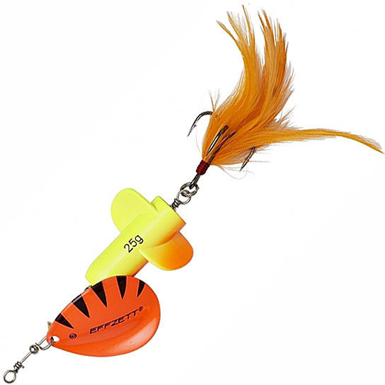 Блесна DAM Effzett Rattlin Spinners №5 цв. Fluo Yellow-Orange