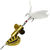 Блесна DAM Effzett Rattlin Spinners №5 цв. Gold