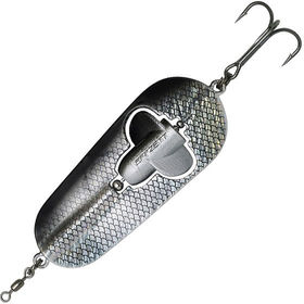 Блесна DAM Effzett Rattlin Spoon (40г) Holograph Black UV