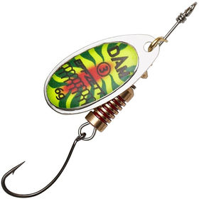 Блесна DAM Effzett Spinner Single Hook (4г) Fire Tiger