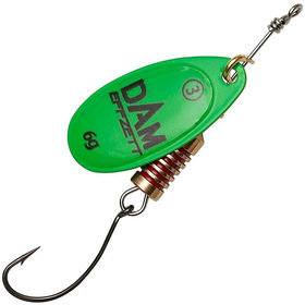 Блесна DAM Effzett Spinner Single Hook (4г) Green