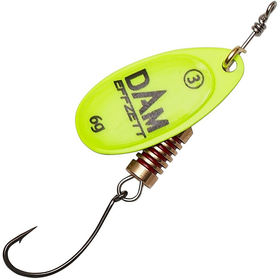 Блесна DAM Effzett Spinner Single Hook (4г) Yellow