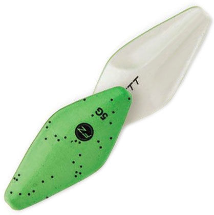 Блесна DAM Effzett Pro Trout Inline Spoon (2.8г) Green Black Flake