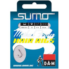 Поводок фидерный DAM SUMO RUNNER HAIR RIG 30 см. / 10 шт., №8