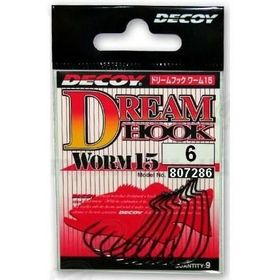 Офсетные крючки Decoy Worm 15 Dream Hook #6 (9)
