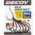 Крючок Decoy KR-30 Ringed Multi #1 (упаковка - 7шт)
