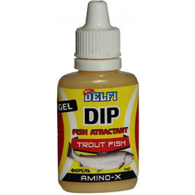 Аттрактант зимний Delfi Dip Winter Gel (20мл) Trout Fish (форель, аромат сыр)