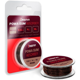 Амортизатор латексный Delphin Powa Gum Absorber 10м 0.6мм (Brown)