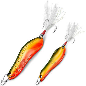 Блесна Delphin Mora Hook №4 (30г) Fire Orange