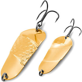 Блесна Delphin Stepz StripSCALE Hook №2 (10г) Sun Gold