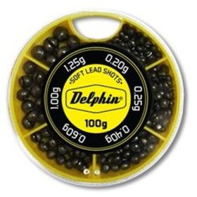 Грузила-дробинки Delphin Soft Lead Shots 100g, S