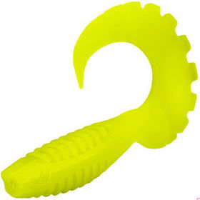 Твистер Delphin Twista Uvs (10см) Yella (упаковка - 5шт)