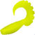 Твистер Delphin Twista Uvs (10см) Yella (упаковка - 5шт)