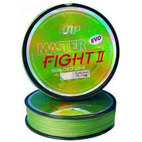 Леска Dip Master Fight II  Braid 100м 0.160мм (зеленая)