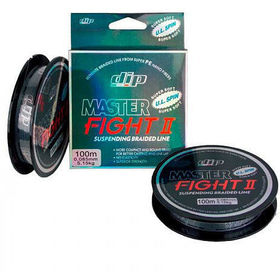 Леска плетеная Dip Master Fight II Evo Ultra Light Spin 100м 0.105мм