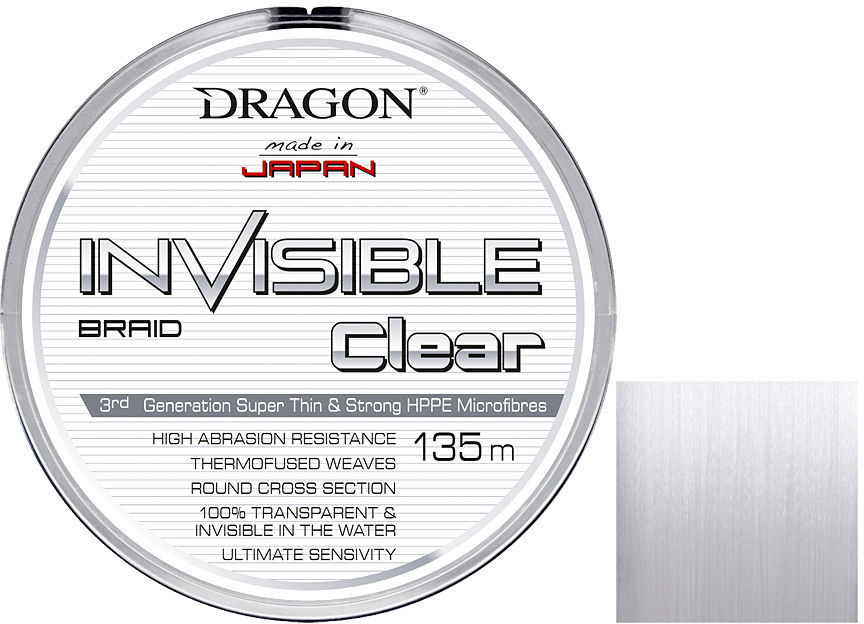 Леска Dragon Invisible 135м 0.06мм (Clear)