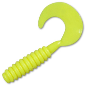 Твистер  Dragon Jumper 1.5 (3,5 см) super yellow (упаковка - 20 шт.)
