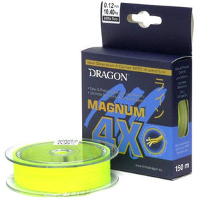 Леска Dragon Magnum 4X 150м 0.08мм (Lemon)