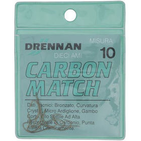 Крючок Drennan Carbon Match #20 (упаковка - 10 шт)