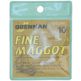 Крючок Drennan Fine Maggot #22 (упаковка - 10 шт)