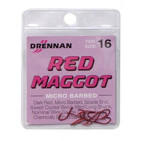 Крючок Drennan Red Maggot Micro Barbed #22 (упаковка - 10 шт)
