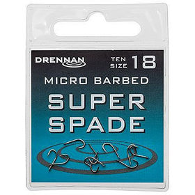 Крючок Drennan Super Spade Micro Barbed №18 (упаковка - 10шт)
