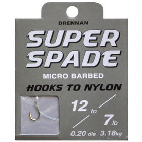 Поводок с крючком Drennan Super Spade Micro Barbed №16 0.16мм 35см