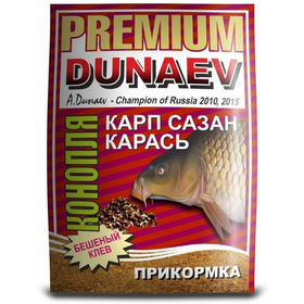 Прикормка Dunaev Premium Карп-Сазан Конопля (1кг)