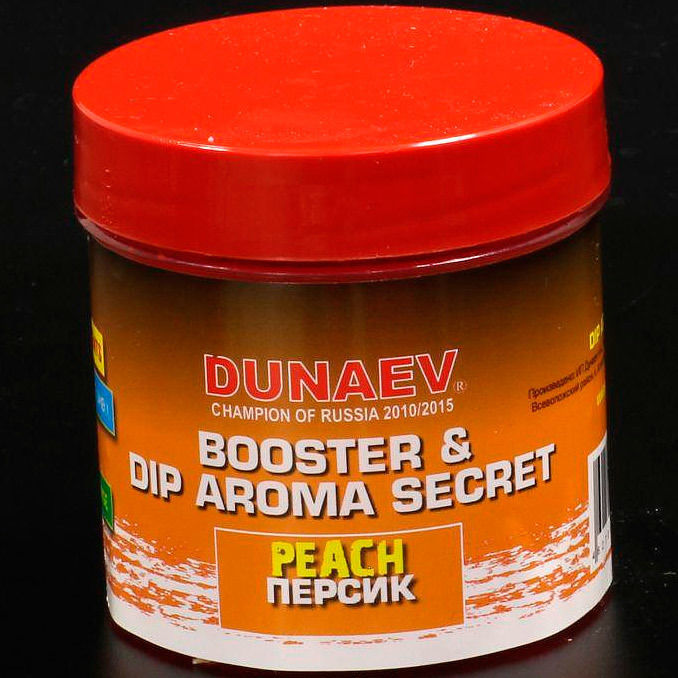 Прикормка Dunaev Amino-Booster Dip Персик (100 мл)