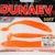 Силиконовая приманка Dunaev DS-Bleak (10 см) 250 морковный, блестки черные (упаковка - 4 шт)