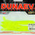 Силиконовая приманка Dunaev DS-Bleak (10 см) 310 желтый, блестки черные (упаковка - 4 шт)