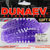 Силиконовая приманка Dunaev DS-Shad (10 см) 610 фиолетовый, блестки серебрянные (упак. 4 шт)