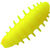 Силиконовая приманка Dunaev DT-Noa-Larva (3 см) 301 желтый (упаковка - 7 шт)