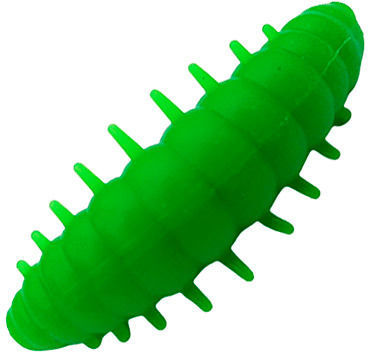 Силиконовая приманка Dunaev DT-Noa-Larva (3 см) 401 зеленый (упаковка - 7 шт)