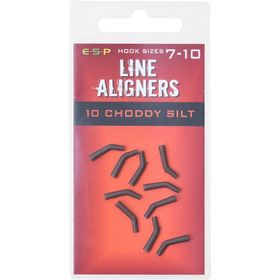Трубка для крючка E-S-P Line Aligners № 7-10 - 10шт., Цвет: Choddy Silt