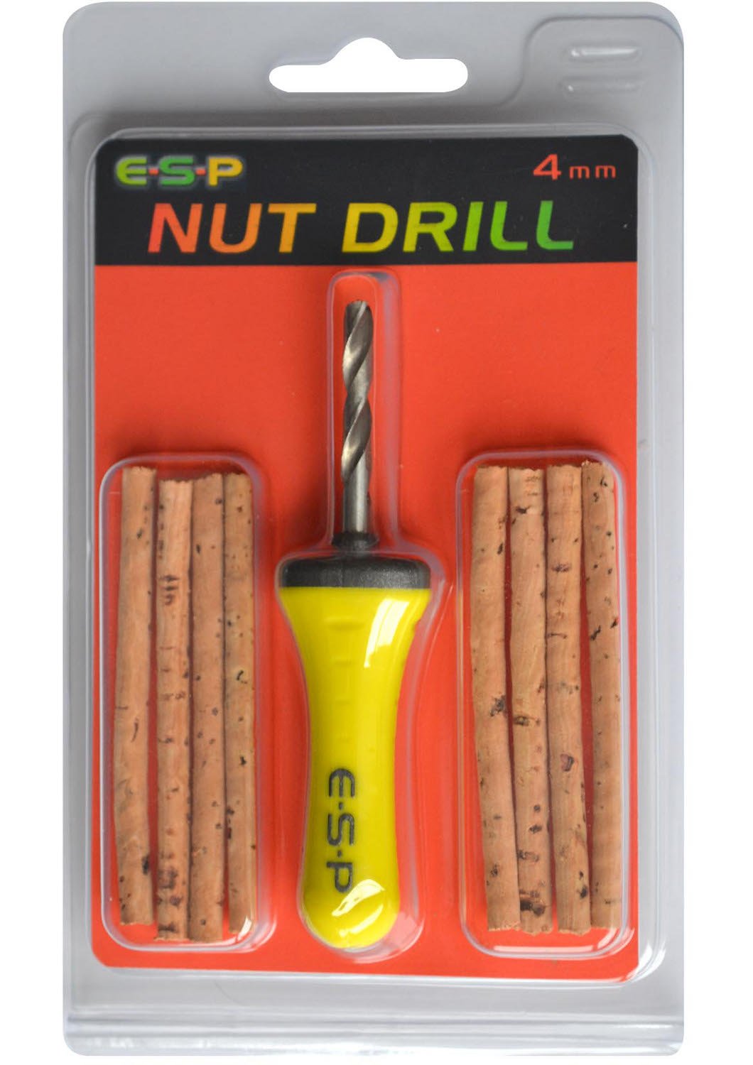 Сверло+пробковые цилиндры E-S-P Nut Dril - 4mm