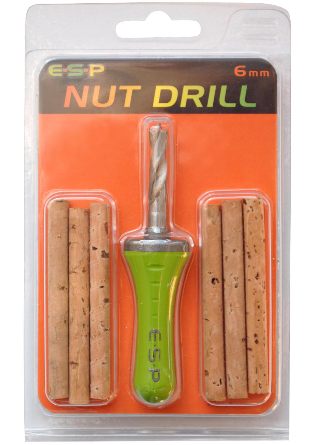 Сверло+пробковые цилиндры E-S-P Nut Dril - 6mm