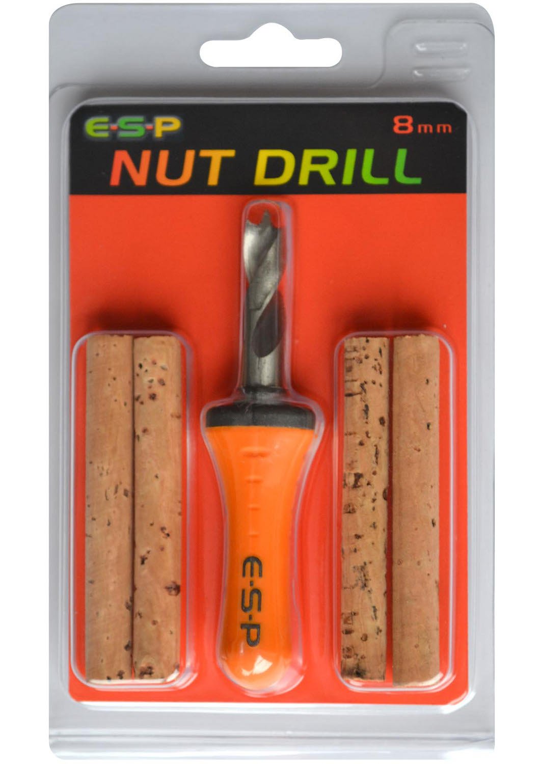 Сверло+пробковые цилиндры E-S-P Nut Dril - 8mm