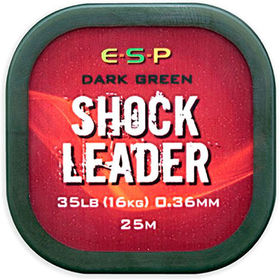 Шок-лидер ESP Spod Leader 25м 0.36mm (Olive Green)
