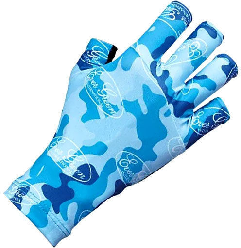 Перчатки EverGreen UV Cut Glove р.L Blue Camo