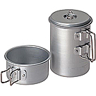 Набор индивидуальной посуды Ti Solo Pot Set из титана (кастрюля 0,75л + кружка 0,4л)