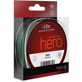 Леска плетеная Fin Hero 4 PE Sinking Braided Line 300м 0.12мм (зеленая)