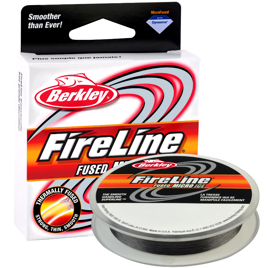Леска плетеная Berkley FireLine Micro Ice Smoke