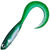 Мягкая приманка Fish Arrow Flash J Curly 2 (5.1см) 139 Kabura Green/Silver (упаковка - 5шт)