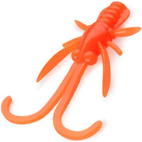 Мягкая приманка FishUp Baffi Fly 1.5 Cheese 113 - Hot Orange (упаковка - 10шт)